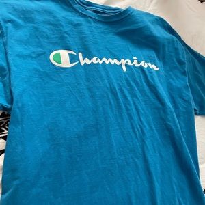 Blue champion tshirt